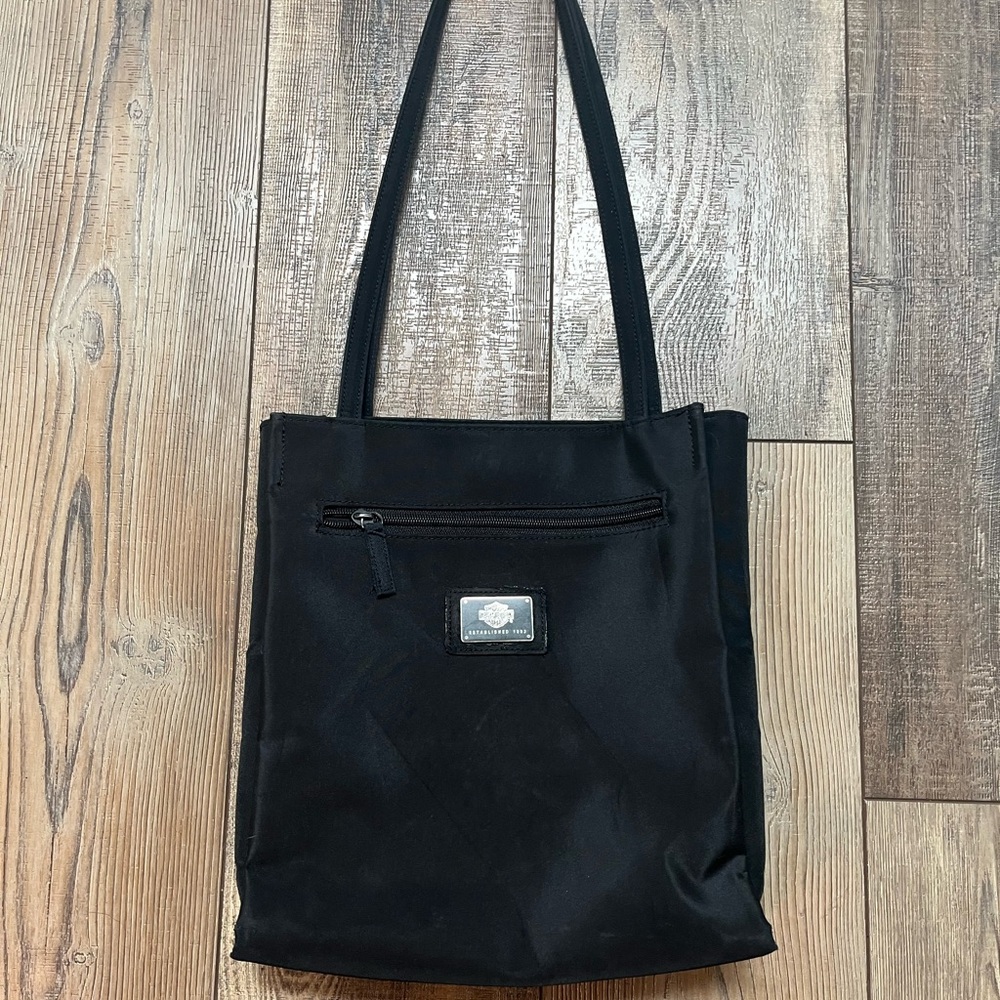 Harley-Davidson Black Vinyl Purse